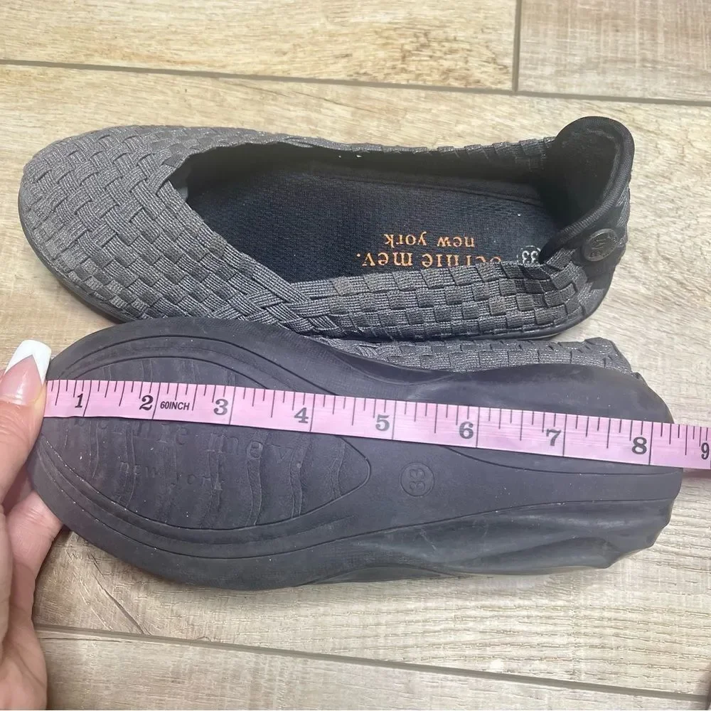 Bernie‎ Mev Girls Catwalk Woven Ballet Flats Shoes Size 33 EU 1.5/2 US Youth